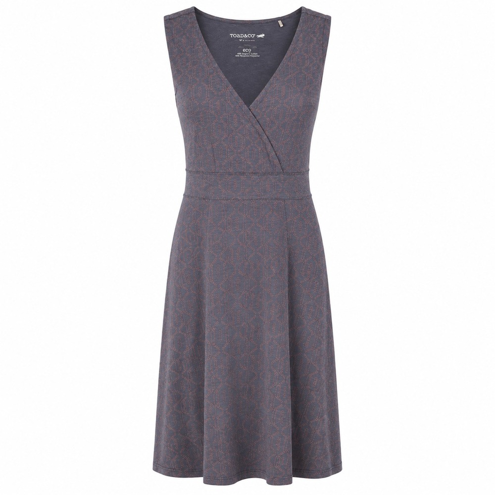 Toad&Co Y2K Organic Cotton Tie Back Midi Dress Size XL Sustainable Cottagecore